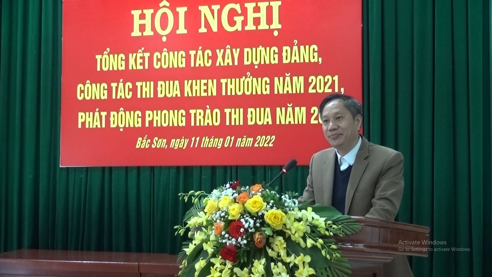 Đảng bộ phường Bắc Sơn Hội nghị tổng kết công tác xây dựng đảng, công tác thi đua khen thưởng năm 2021, phát động phong trào thi đua năm 2022