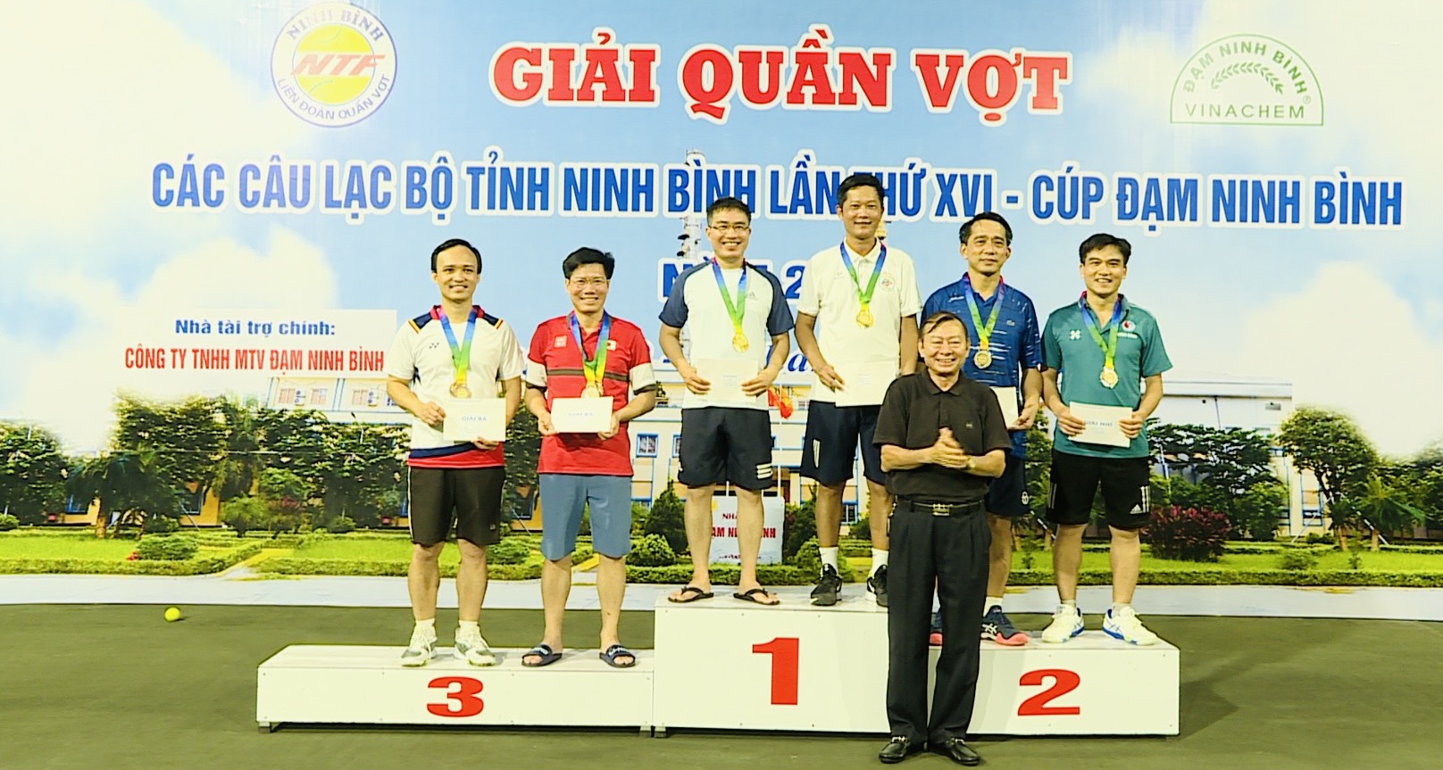 CLB Quần vợt Tam Điệp giành giải nhất toàn đoàn Giải quần vợt các câu lạc bộ tỉnh Ninh Bình lần thứ XVI năm 2022