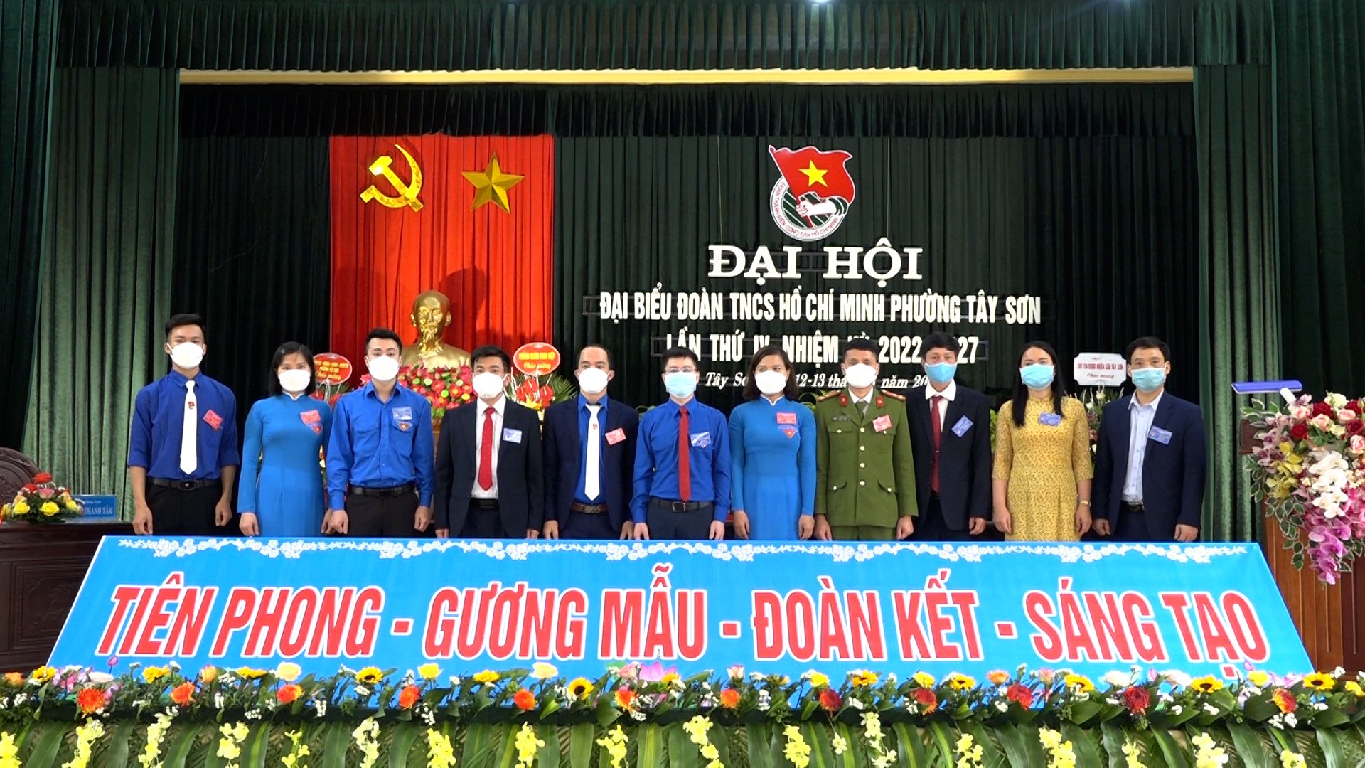 Đại hội đại biểu Đoàn TNCS  Hồ Chí Minh phường Tây Sơn lần thứ IV nhiệm kỳ 2022-2027