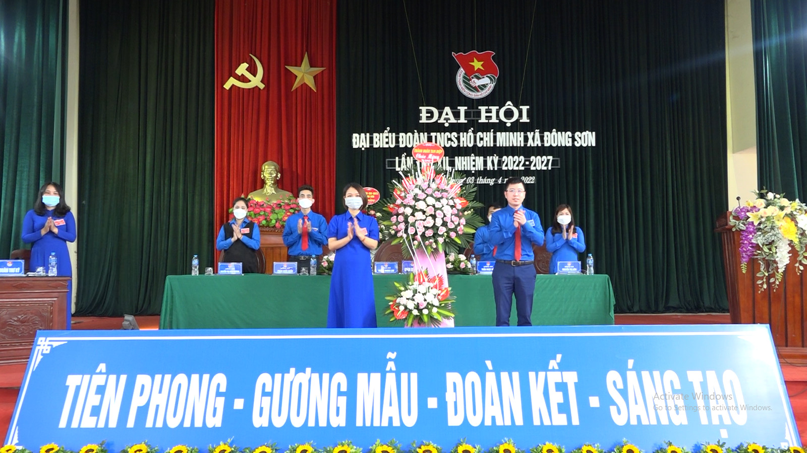 Đoàn TNCS Hồ Chí Minh xã Đông Sơn tổ chức Đại hội lần thứ XII nhiệm kỳ 2022-2027