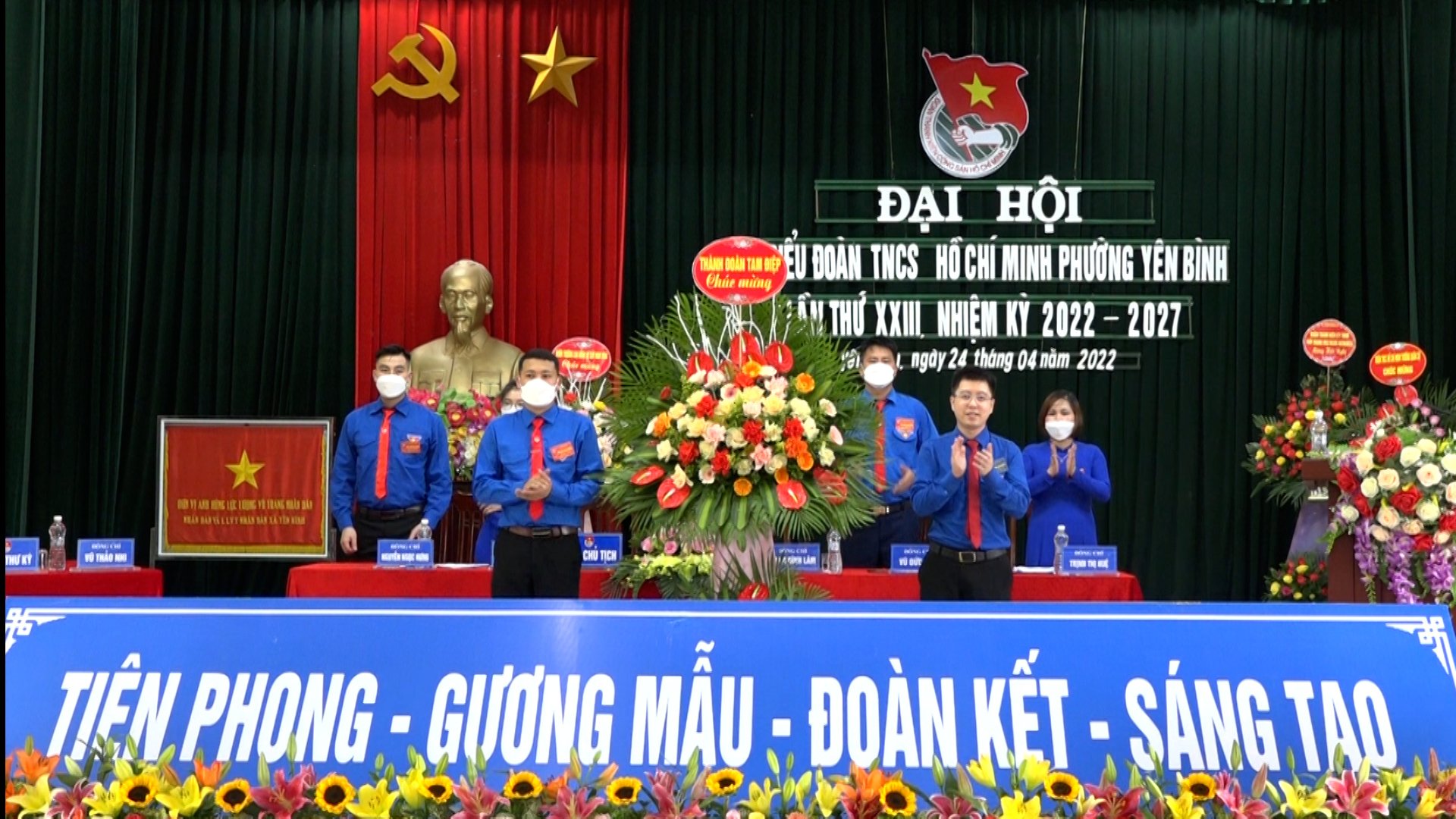 Đại hội đại biểu  Đoàn TNCS Hồ Chí Minh phường Yên Bình lần thứ XXIII nhiệm kỳ 2022-2027 