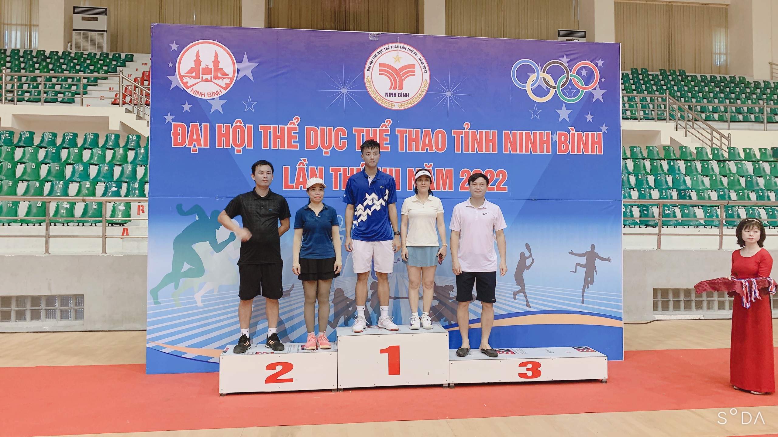 Đoàn vận động viên thành phố Tam Điệp đạt 3 huy chương vàng, 4 huy chương bạc và 2 huy chương đồng tại Đại hội TDTT tỉnh Ninh Bình lần thứ 7