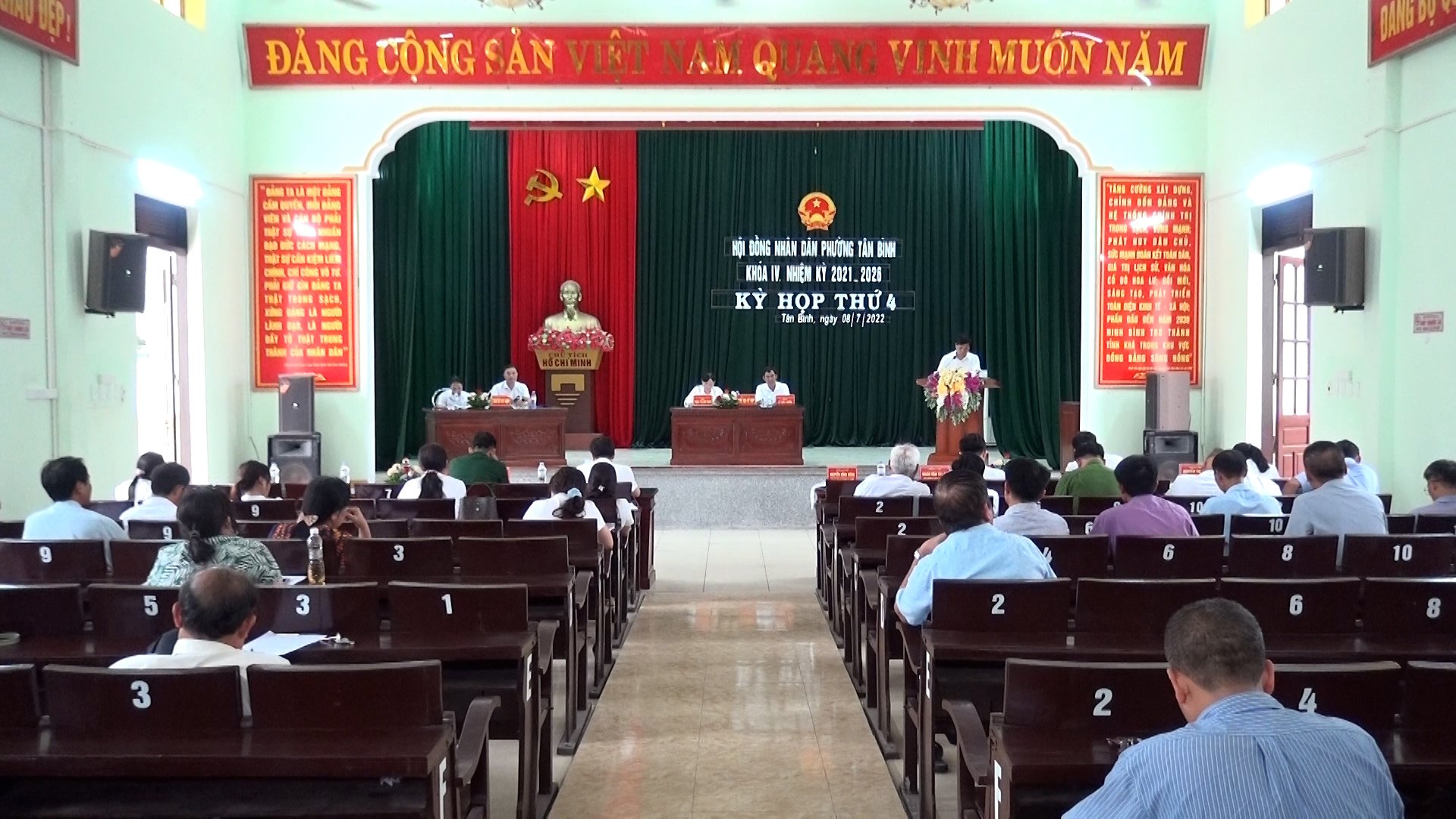 HĐND phường  Tân Bình khóa IV nhiệm kỳ 2021-2026 đã tổ chức kỳ họp thứ 4