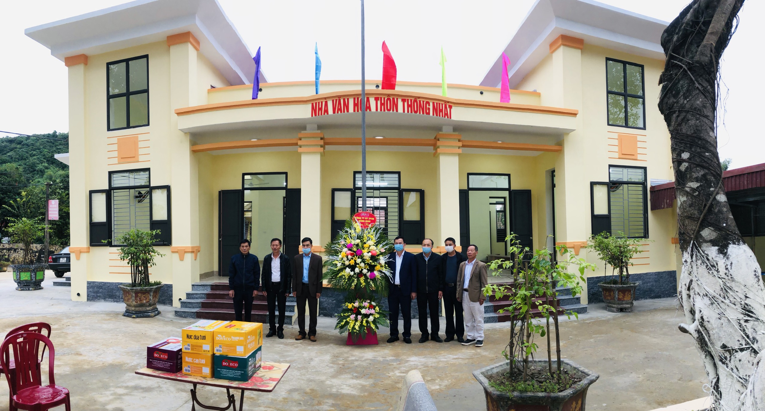 Xã Quang Sơn nghiệm thu, bàn giao Nhà văn hoá thôn Thống Nhất