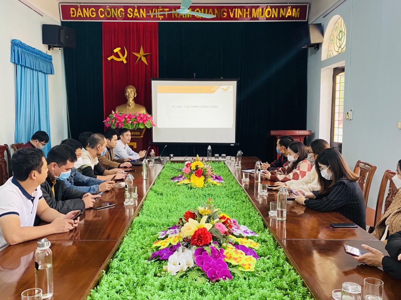 Phường Bắc Sơn, thành phố Tam Điệp tổ chức lớp tập huấn triển khai thu thập địa chỉ “bản đồ số Vpostcode” và nền tảng App “công dân số”